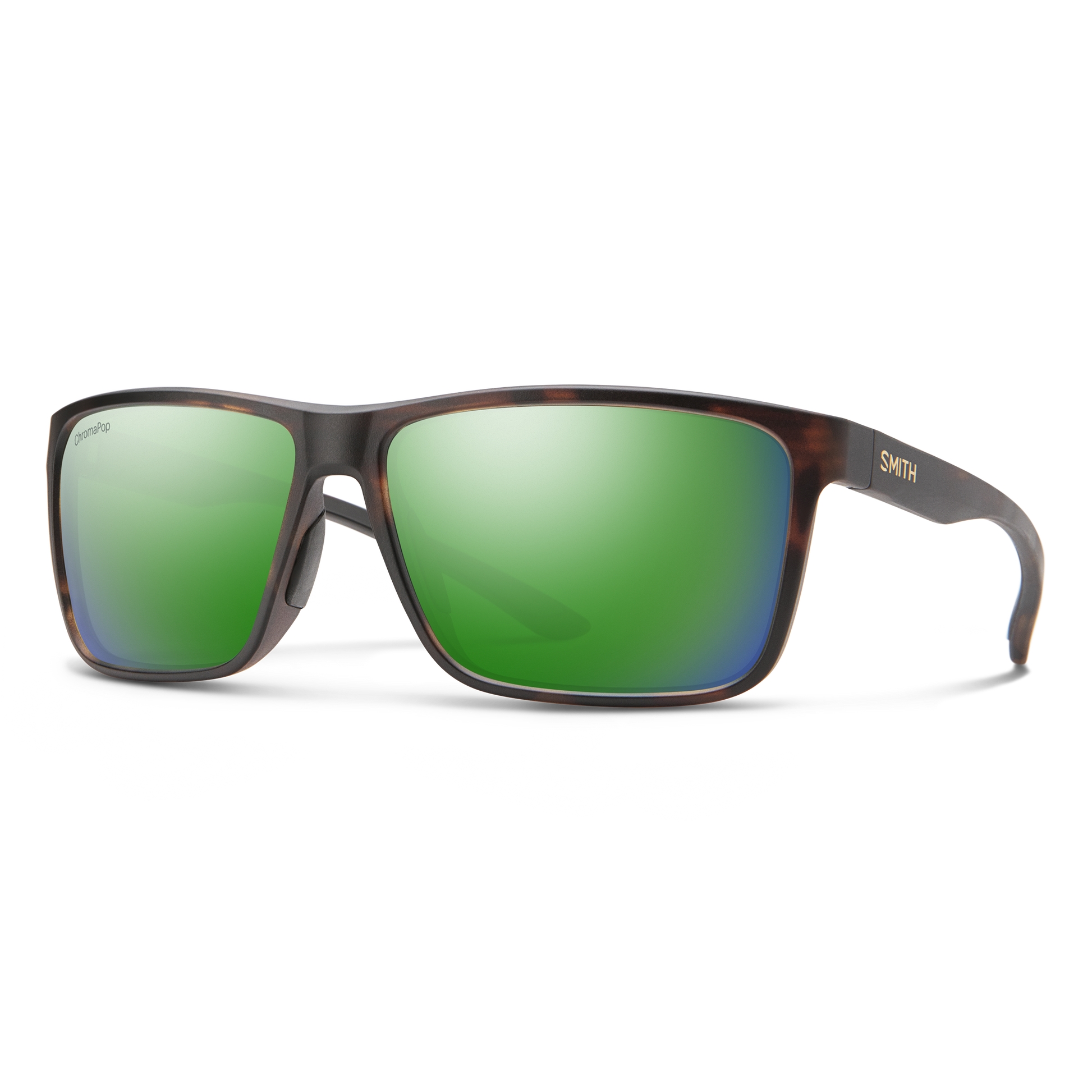 Riptide, Sunglasses + Matte Black | ChromaPop Glass Polarized Blue Mirror