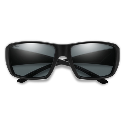 Guide's Choice XL, Sunglasses + Matte Black | ChromaPop Polarized Gray Green