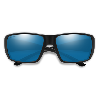 Guide's Choice XL, Sunglasses + Matte Black | ChromaPop Polarized Gray Green