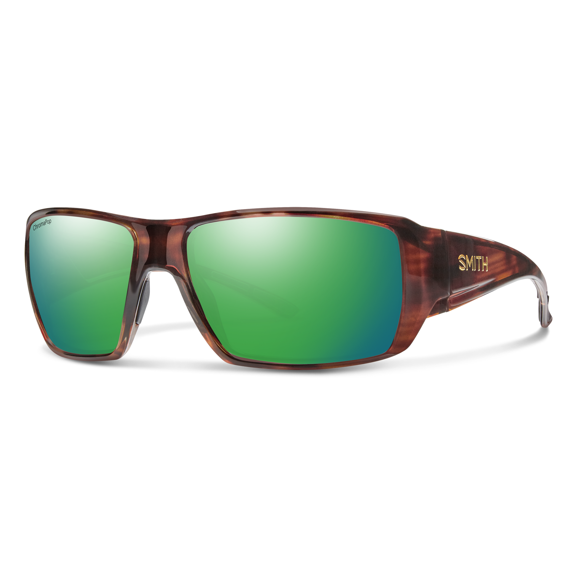 Guide's Choice XL, Sunglasses + Matte Black | ChromaPop Polarized Gray Green