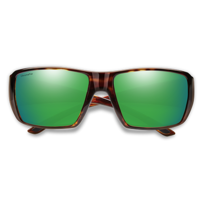 Guide's Choice XL, Sunglasses + Matte Black | ChromaPop Polarized Gray Green