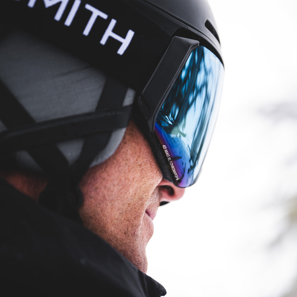 4D MAG XL, Chalk | ChromaPop™ Sun Black Gold Mirror Lens