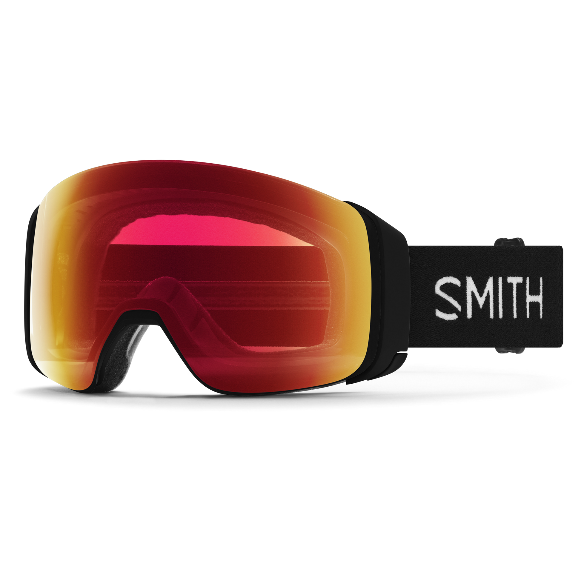 4D MAG Low Bridge Fit - Past Season, Black | ChromaPop Photochromic Red Mirror