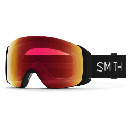4D MAG Low Bridge Fit - Past Season, Black | ChromaPop Photochromic Red Mirror