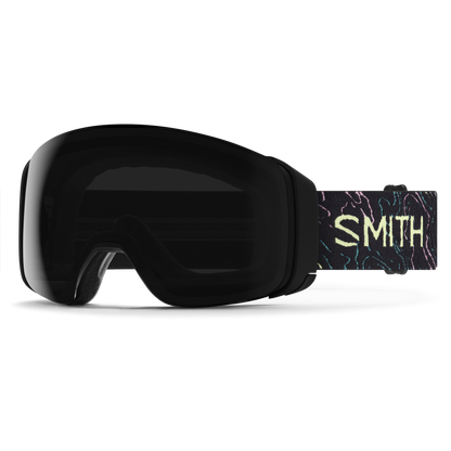 4D MAG Low Bridge Fit - Past Season, Black | ChromaPop Photochromic Red Mirror