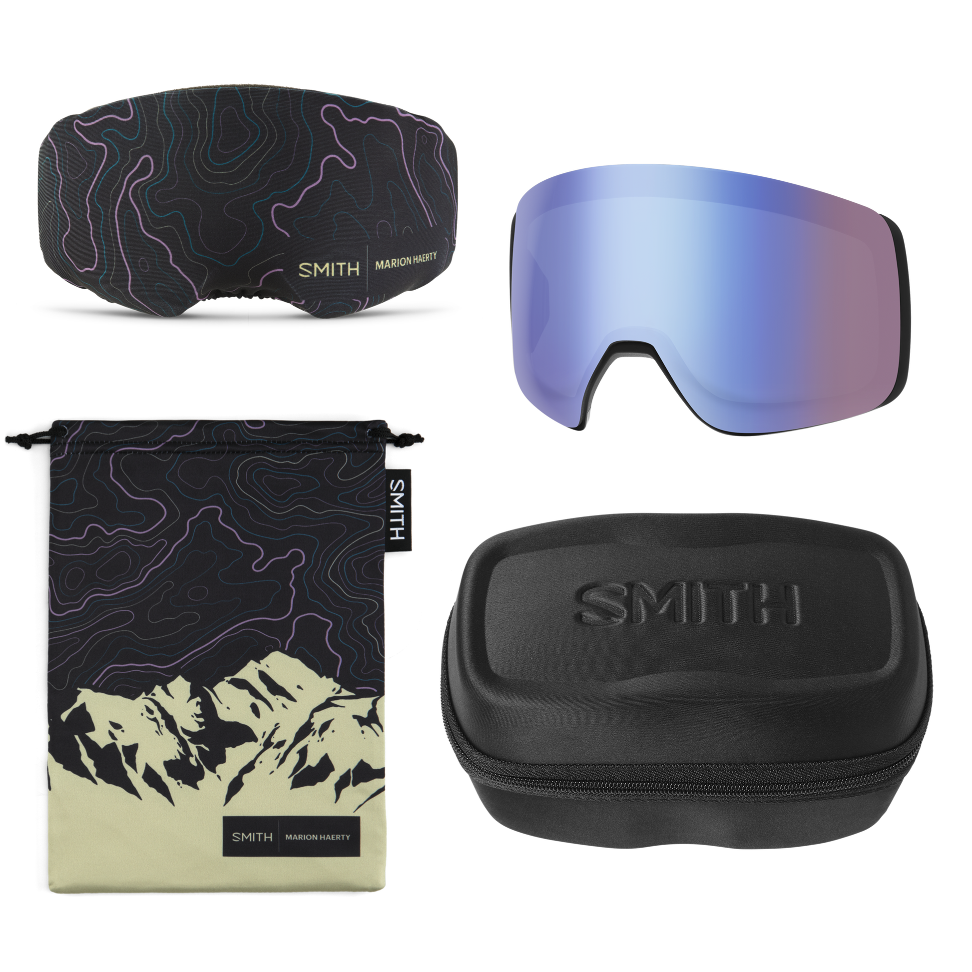 4D MAG Low Bridge Fit - Past Season, Black | ChromaPop Photochromic Red Mirror