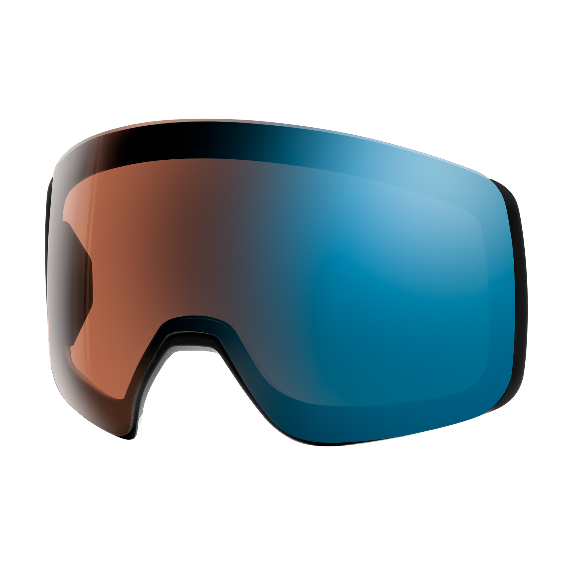 4D MAG Lentille de remplacement, miroir bleu Chromapop Sun