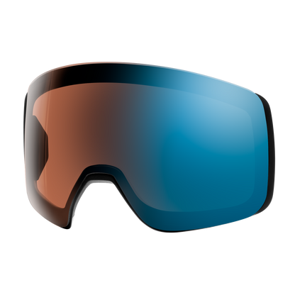4D MAG Lentille de remplacement, miroir bleu Chromapop Sun