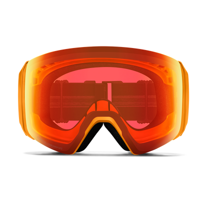 4D MAG Low Bridge Fit, Chalk | ChromaPop Black Gold Mirror