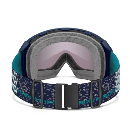 4D MAG Low Bridge Fit, Chalk | ChromaPop Black Gold Mirror