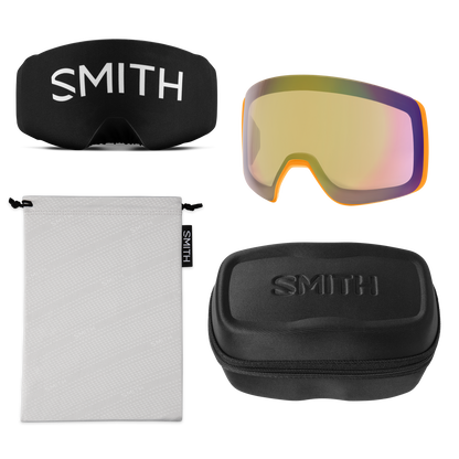 4D MAG Low Bridge Fit, Chalk | ChromaPop Black Gold Mirror