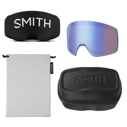 4D MAG XL Low Bridge Fit, Chalk | ChromaPop Sun Black Gold Mirror