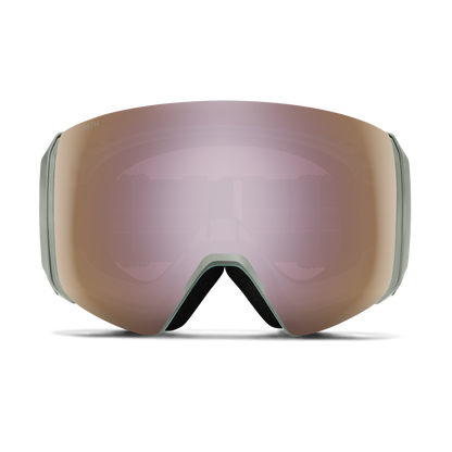 4D MAG XL Low Bridge Fit, Chalk | ChromaPop Sun Black Gold Mirror