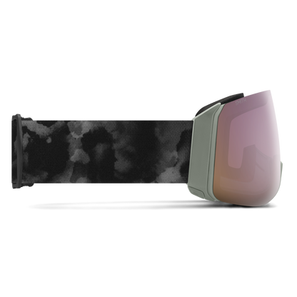 4D MAG XL Low Bridge Fit, Chalk | ChromaPop Sun Black Gold Mirror