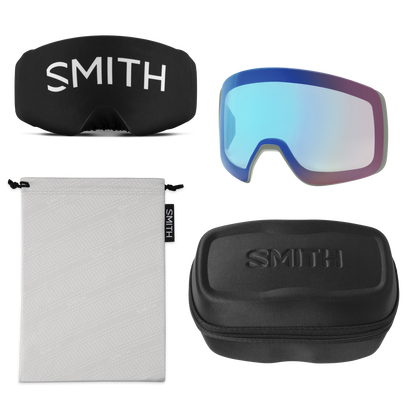 4D MAG XL Low Bridge Fit, Chalk | ChromaPop Sun Black Gold Mirror