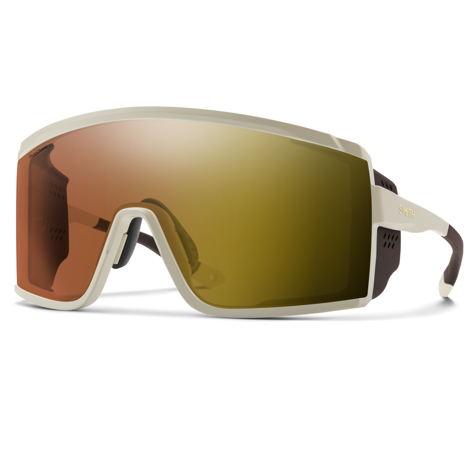 Pursuit - Past Season, CT Matte Bone | ChromaPop Glacier Photochromic Copper To Gray With Gold Mirror