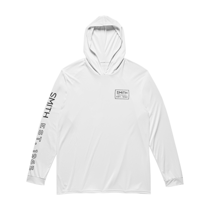 UPF Performance Hooded Tech Long Sleeve, Light Gray + S