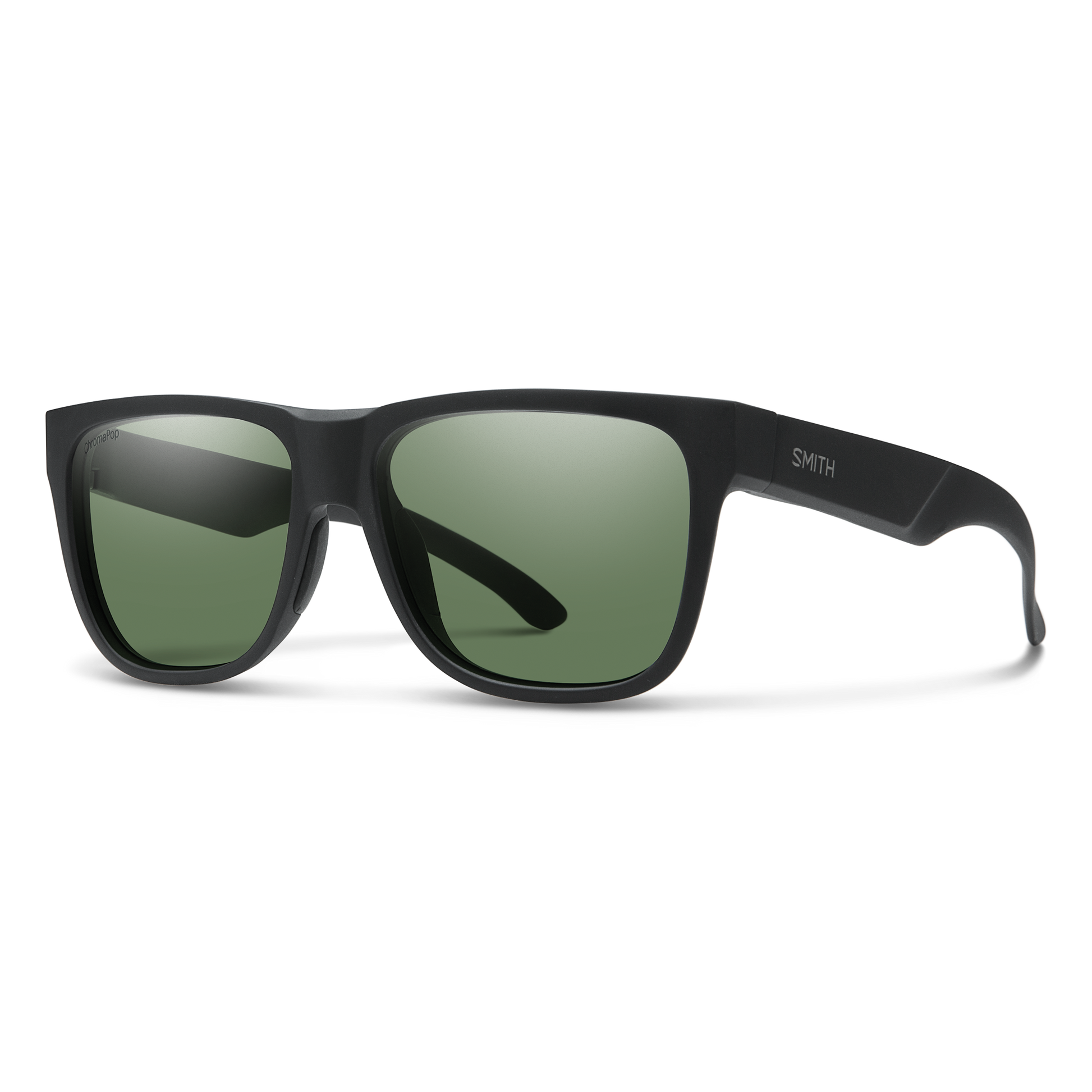 Lowdown 2, Sunglasses + Matte Black | ChromaPop Glass Polarized Blue Mirror