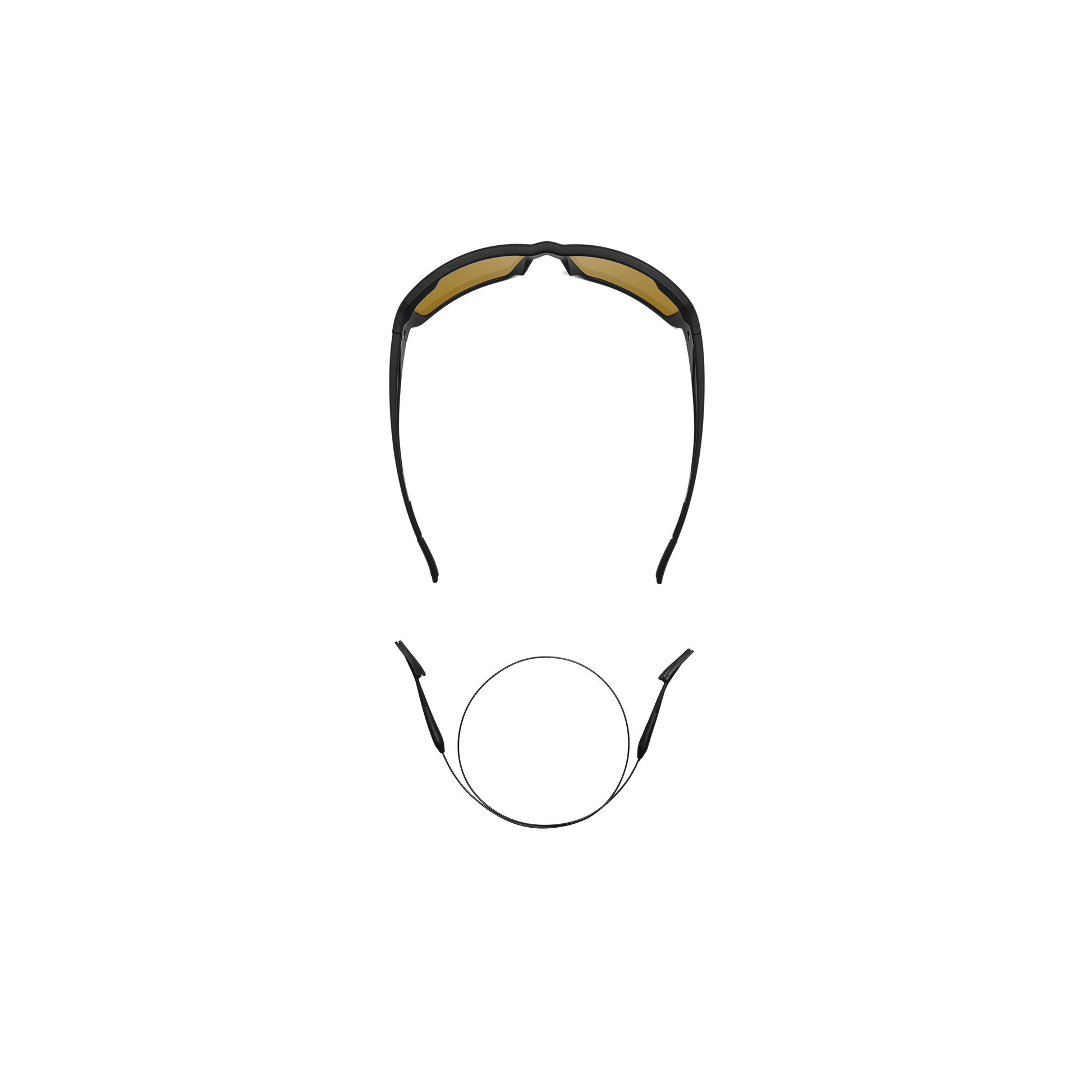 Integrated Leash, Black