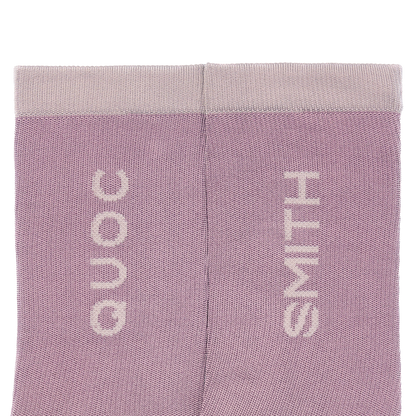 SMITH x QUOC Performance Gravel Socks, Jade Violet + S