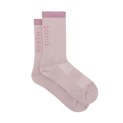 SMITH x QUOC Performance Gravel Socks, Jade Violet + S
