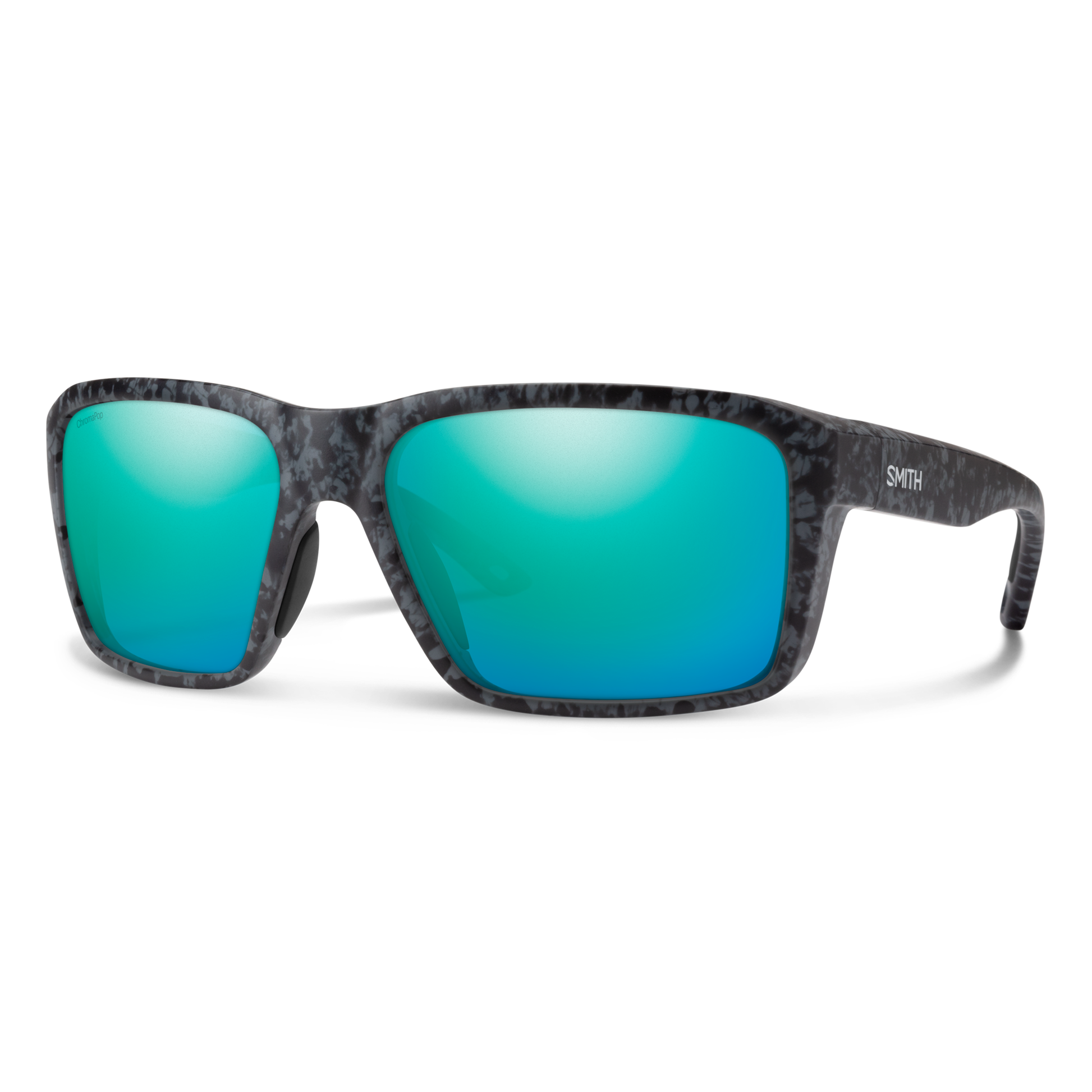 Backcast, Sunglasses + Matte Black | ChromaPop Glass Polarized Blue Mirror