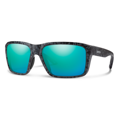 Backcast, Sunglasses + Matte Black | ChromaPop Glass Polarized Blue Mirror