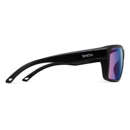 Backcast, Sunglasses + Matte Black | ChromaPop Glass Polarized Blue Mirror