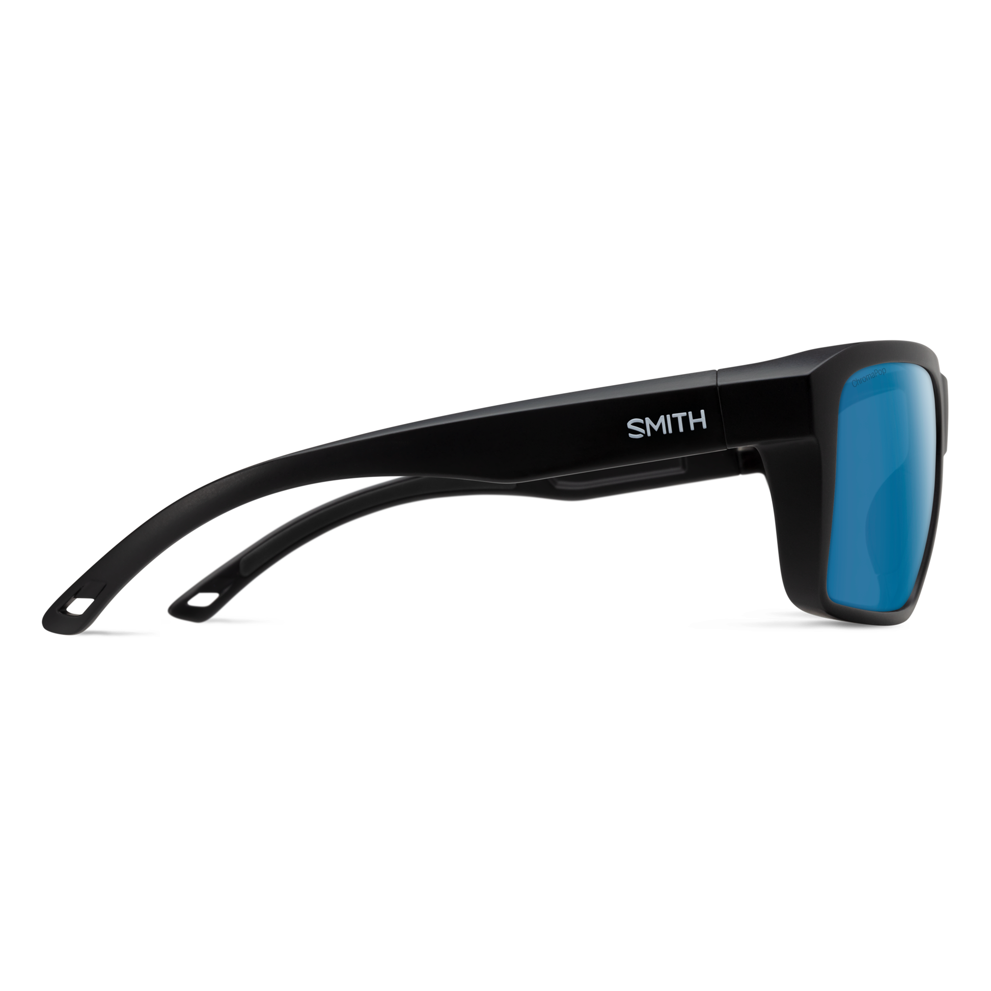 Backcast, Sunglasses + Matte Black | ChromaPop Glass Polarized Blue Mirror