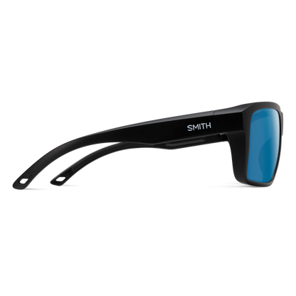 Backcast, Sunglasses + Matte Black | ChromaPop Glass Polarized Blue Mirror
