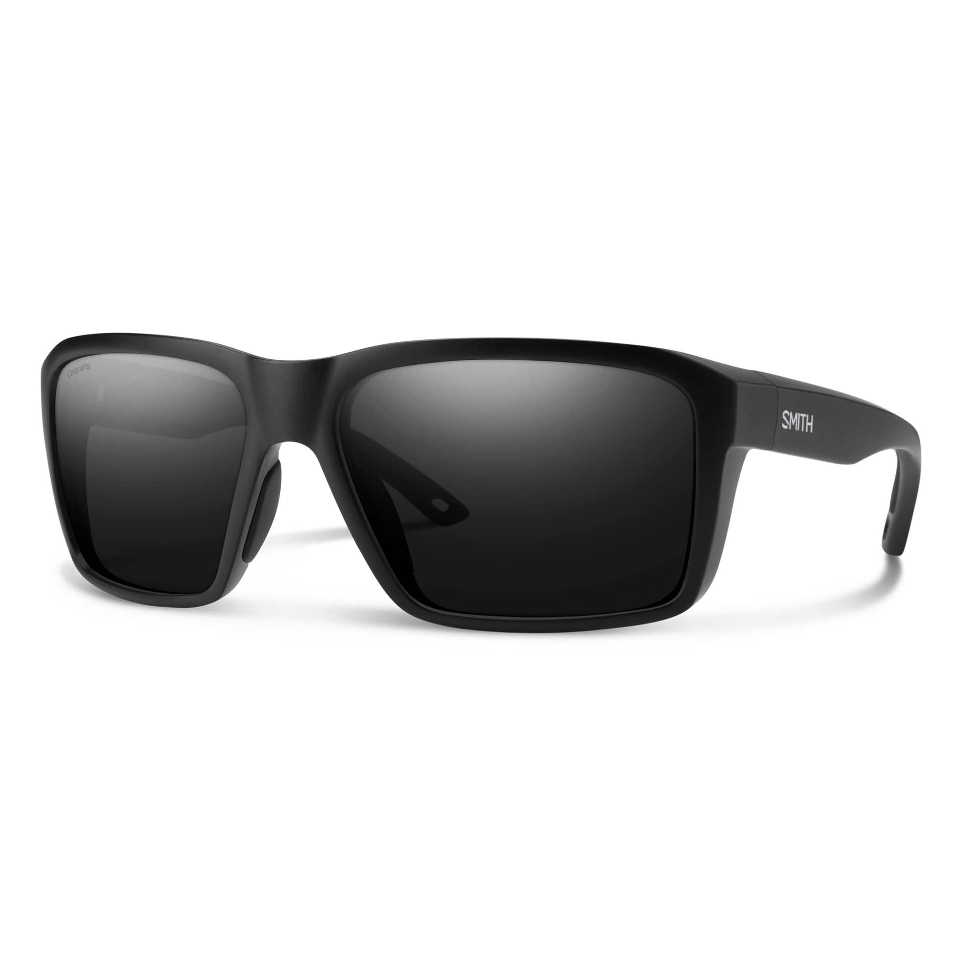 Backcast, Sunglasses + Matte Black | ChromaPop Glass Polarized Blue Mirror