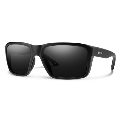Backcast, Sunglasses + Matte Black | ChromaPop Glass Polarized Blue Mirror