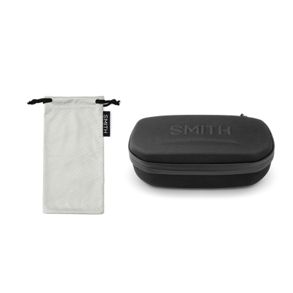 Backcast, Sunglasses + Matte Black | ChromaPop Glass Polarized Blue Mirror