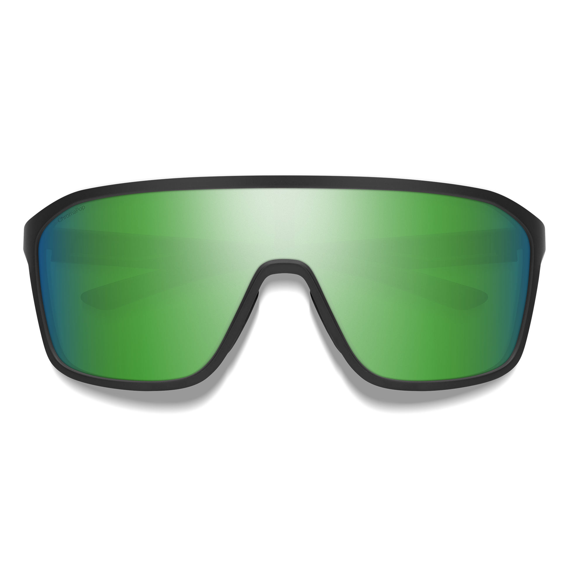 Boomtown, Matte Black | ChromaPop Polarized Green Mirror