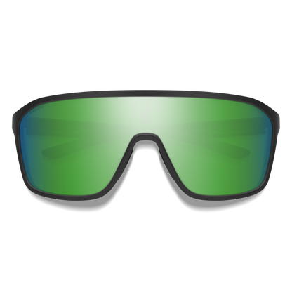 Boomtown, Matte Black | ChromaPop Polarized Green Mirror
