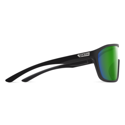 Boomtown, Matte Black | ChromaPop Polarized Green Mirror