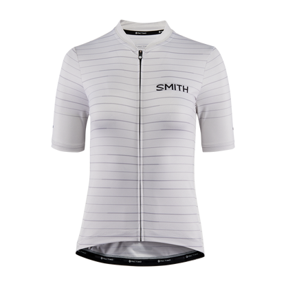Women's Cycling Jersey, Cement Stripe + S