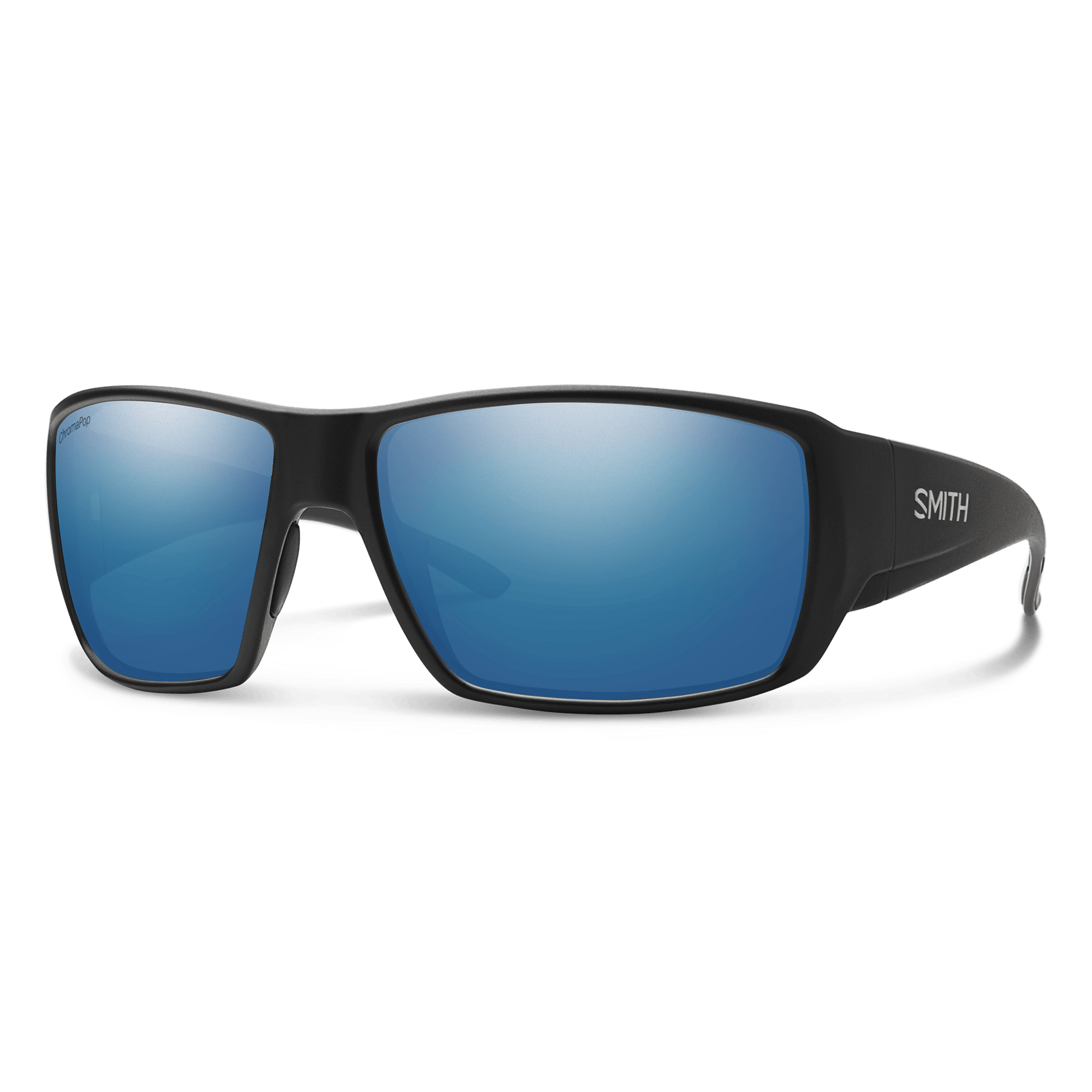 Guide's Choice, Sunglasses + Matte Black  | ChromaPop Glass Polarized Green Mirror