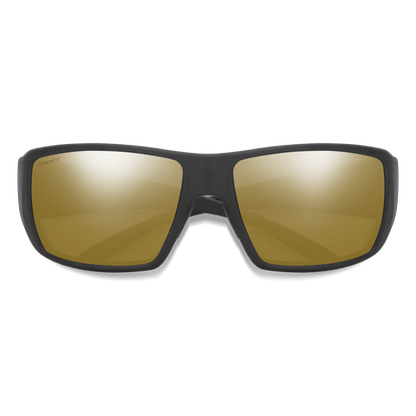 Guide's Choice, Sunglasses + Matte Black  | ChromaPop Glass Polarized Green Mirror
