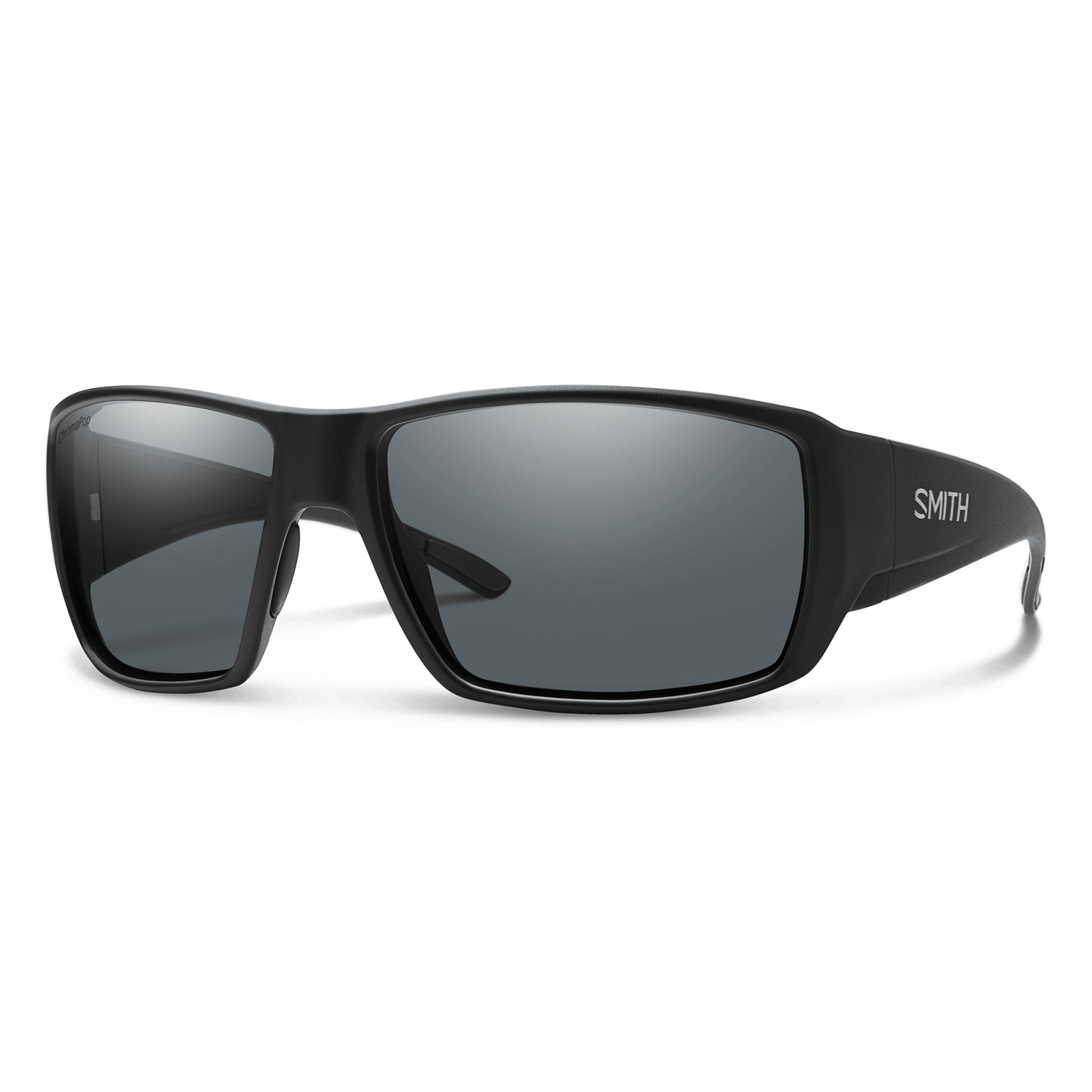 Guide's Choice, Sunglasses + Matte Black  | ChromaPop Glass Polarized Green Mirror
