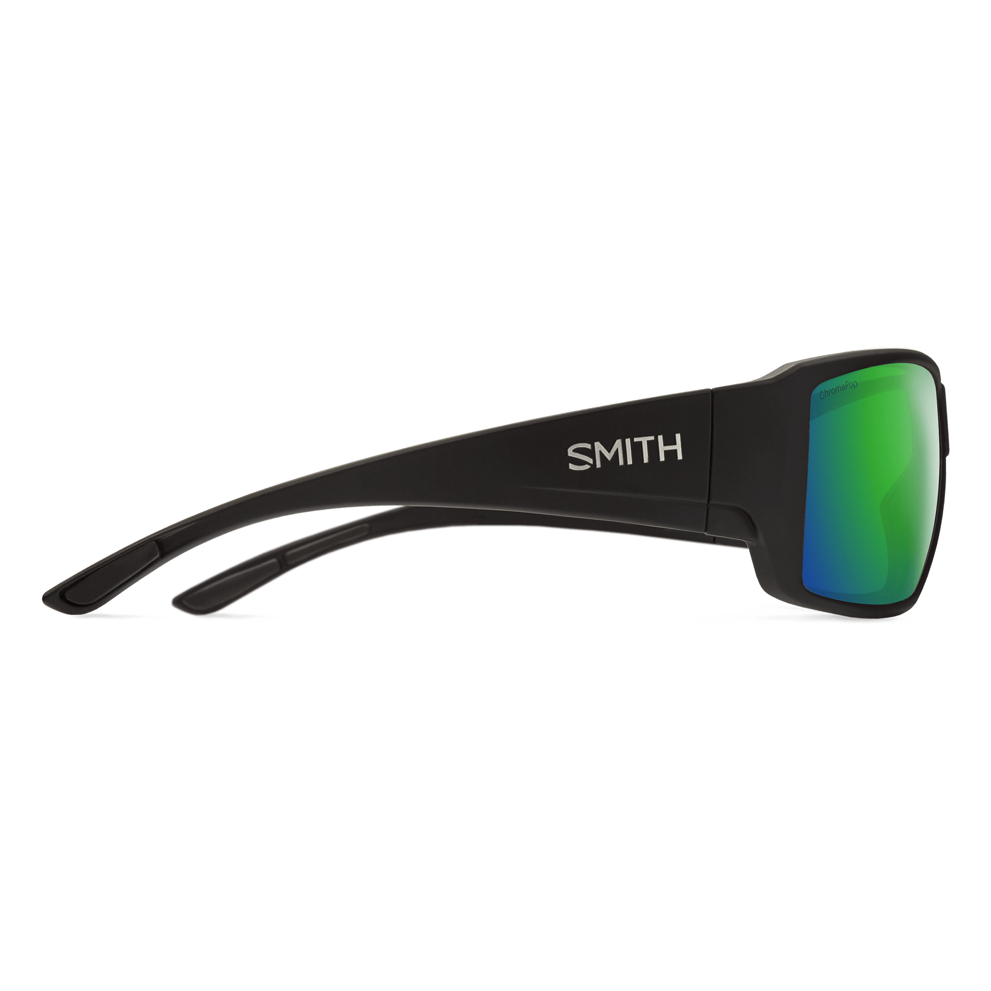 Guide's Choice, Sunglasses + Matte Black  | ChromaPop Glass Polarized Green Mirror