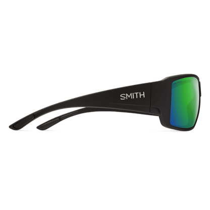 Guide's Choice, Sunglasses + Matte Black  | ChromaPop Glass Polarized Green Mirror