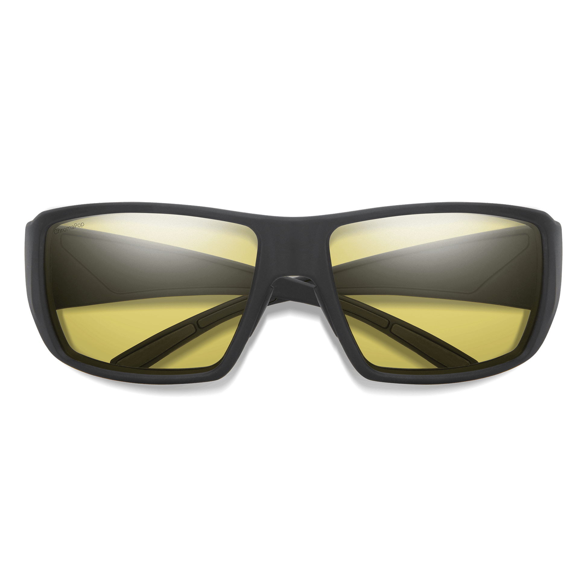 Guide's Choice, Sunglasses + Matte Black  | ChromaPop Glass Polarized Green Mirror