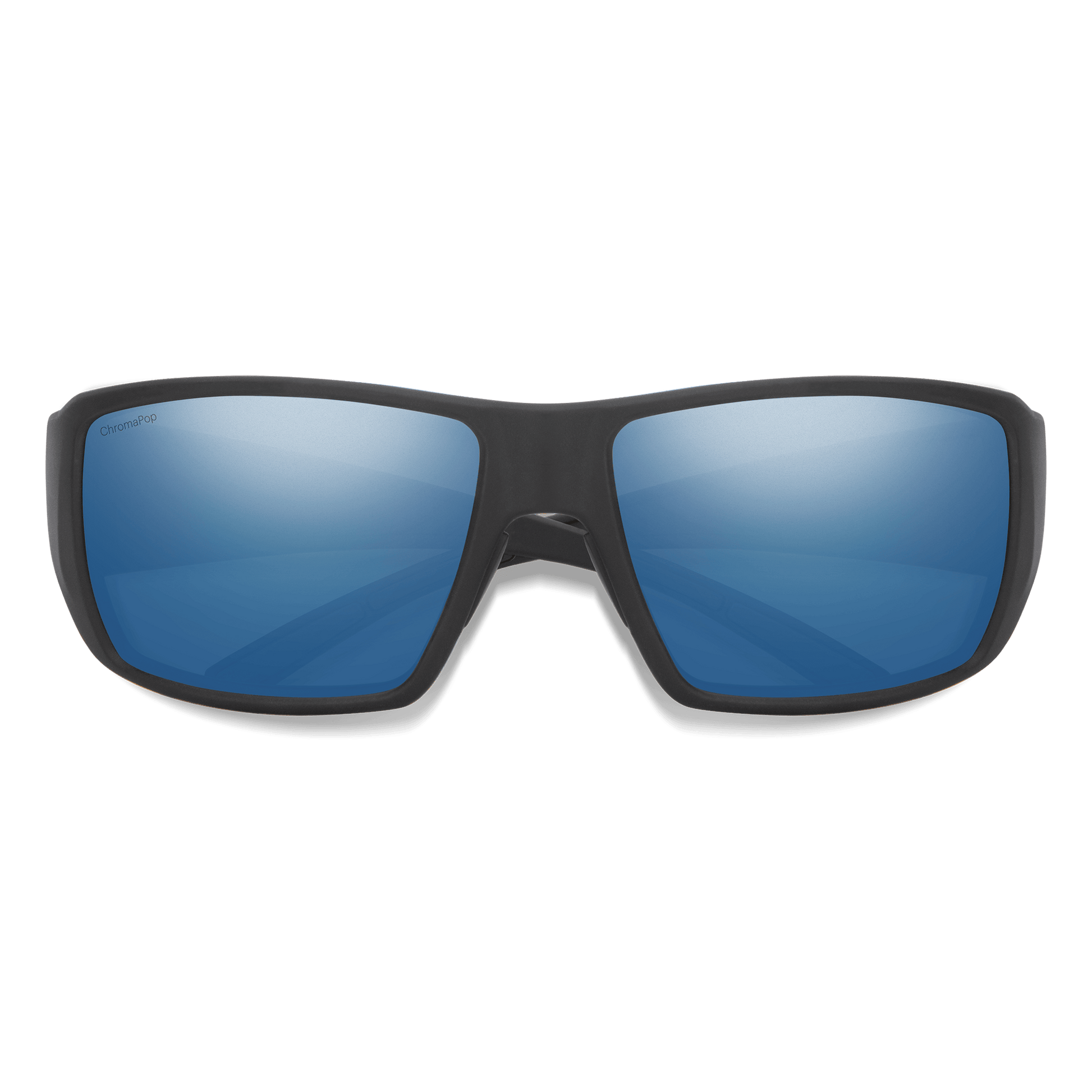 Guide's Choice, Sunglasses + Matte Black  | ChromaPop Glass Polarized Green Mirror