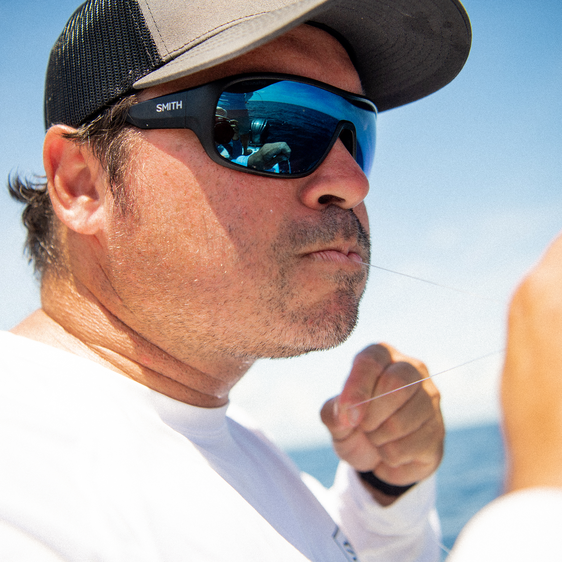 Spinner - Past Season, Matte Black | ChromaPop Polarized Blue Mirror