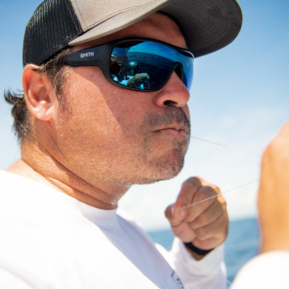 Spinner - Past Season, Matte Black | ChromaPop Polarized Blue Mirror
