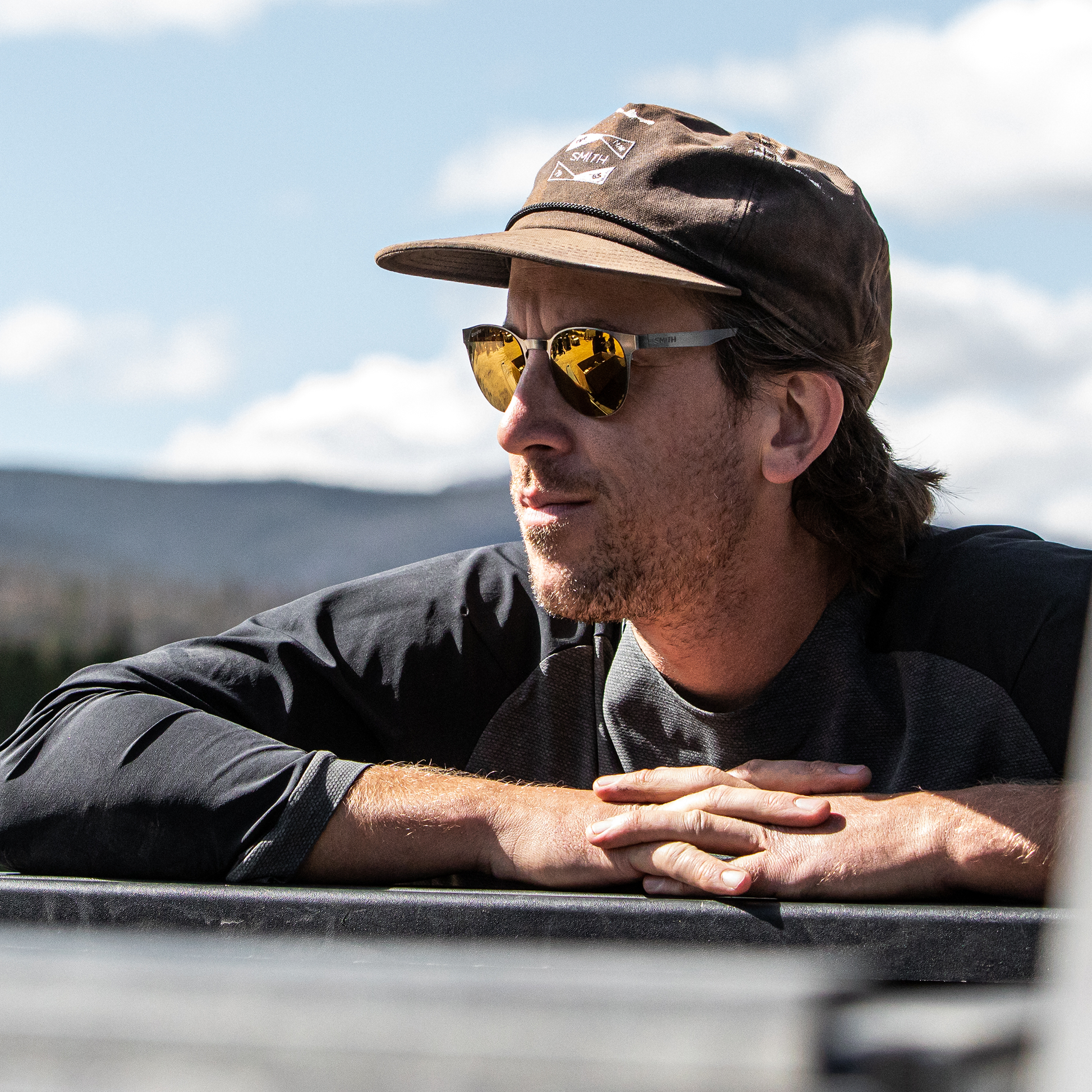 Eastbank Metal - Past Season, Brushed Gunmetal | ChromaPop Polarized Bronze Mirror