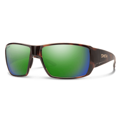 Guide's Choice, Sunglasses + Matte Black  | ChromaPop Glass Polarized Green Mirror