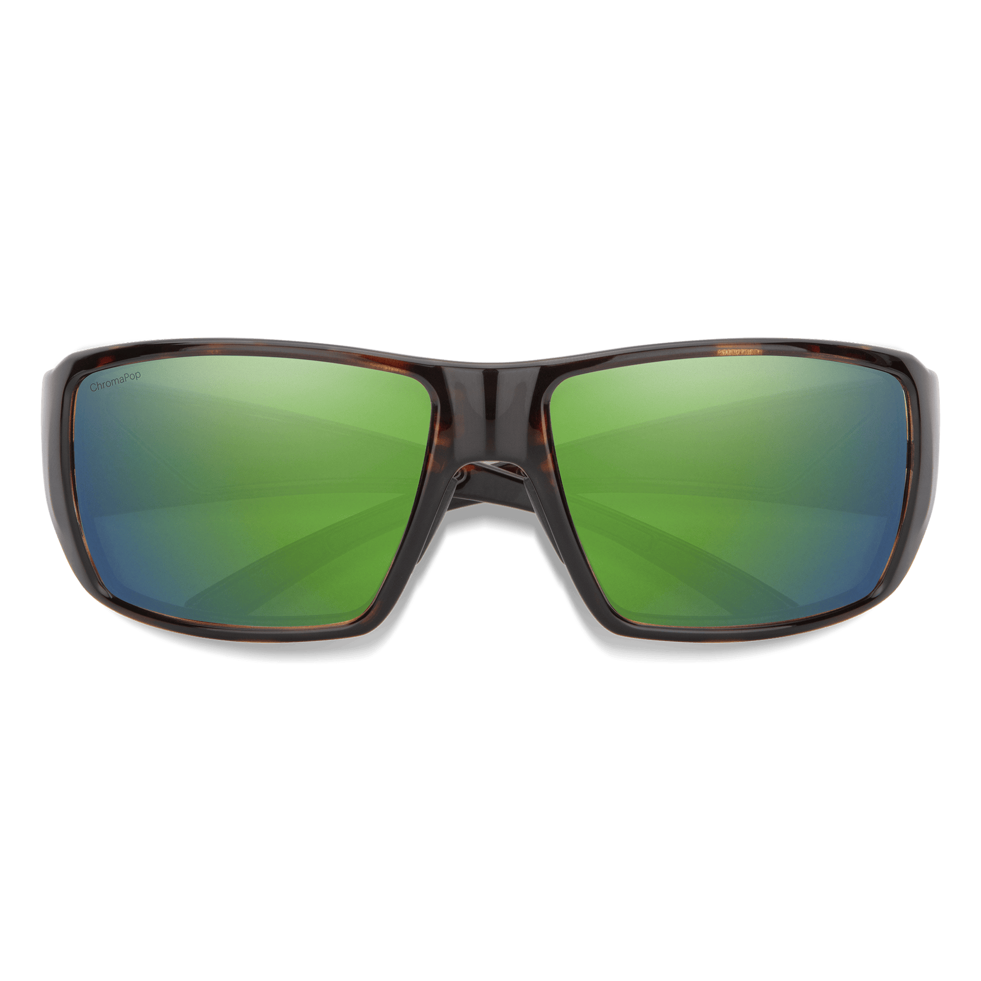 Guide's Choice, Sunglasses + Matte Black  | ChromaPop Glass Polarized Green Mirror