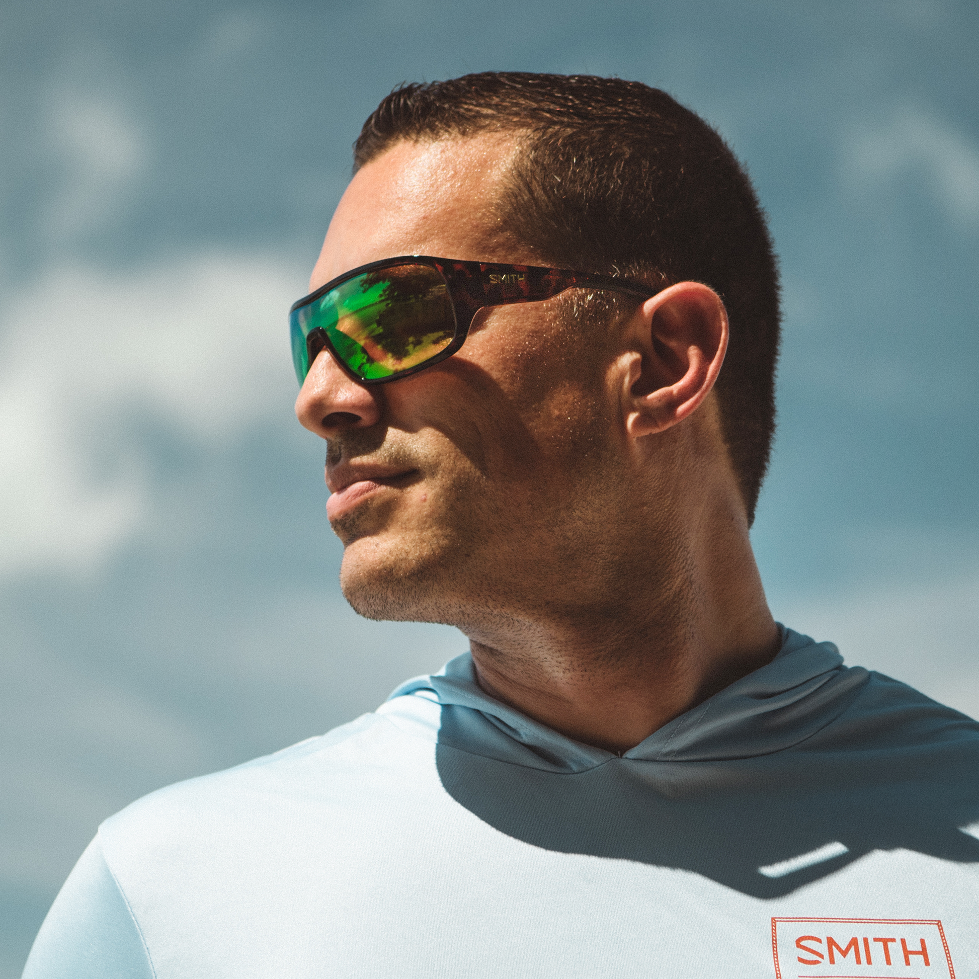 Spinner - Past Season, Matte Black | ChromaPop Polarized Blue Mirror